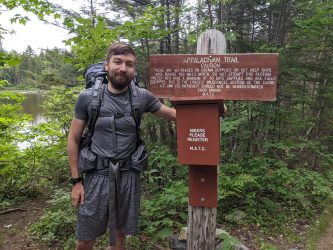 Alan enters the 100-mile Wilderness in Maine on the Appalachian Trail