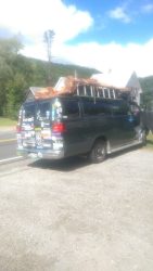 Miss Janet's van, a trail angel along the Appalachian Trail