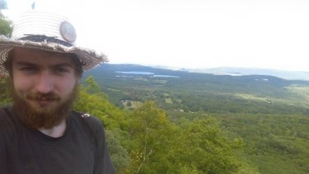 A selfie of Alan taken on the Appalachian Trail