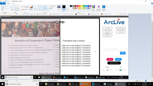 An example of the Natural Language Processing that ArcLive could use to do real-time translations of historical, non-digitized documents.