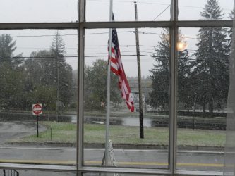 During Alan's fundraiser, it began snowing despite the late October date. Despite the bad weather, the project was completely funded.