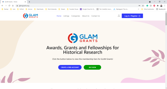 GLAM Grants is an online database of awards, grants and fellowships for Galleries, Libraries, Archives and Museums.