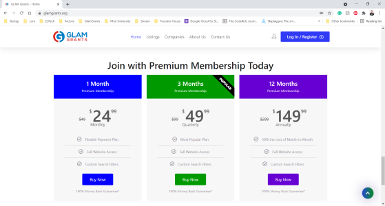 GLAM Grants is an online database of awards, grants and fellowships for Galleries, Libraries, Archives and Museums.
