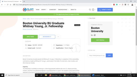 GLAM Grants is an online database of awards, grants and fellowships for Galleries, Libraries, Archives and Museums.