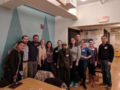 The first attendees of the Boston Organizer Meetup.
