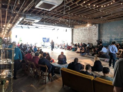 The Meetup HQ Conference, where Meetup organizers from all over the world were brought to NYC to celebrate their success, network, and provide feedback.