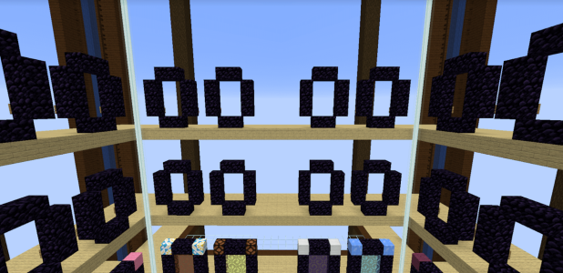 Alan's 2nd base after dying in his original base, the new base was specifically designed to support over 500 different dimension portals and was constructed out of a Woodland Mansion near spawn.